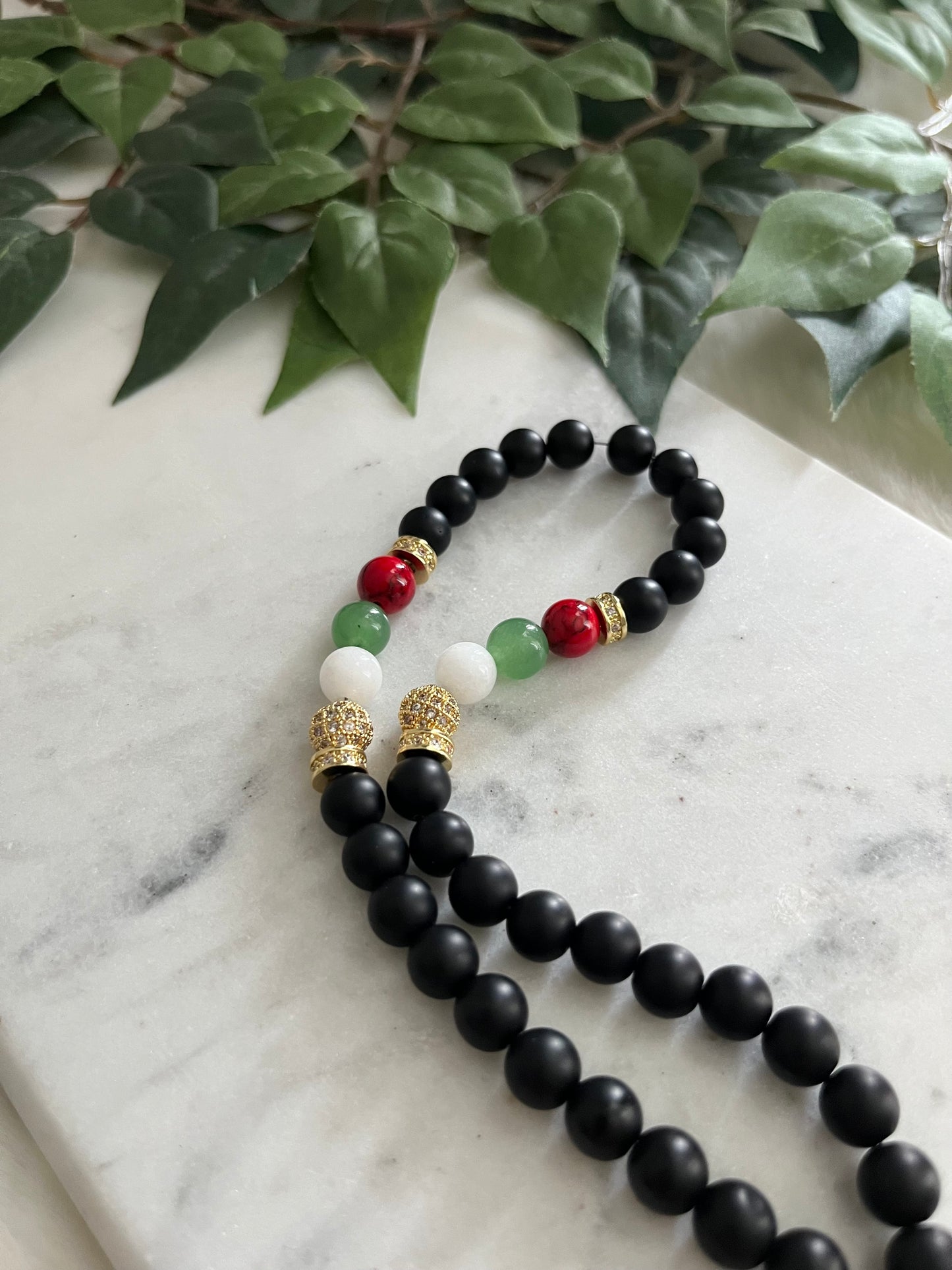 Tasbih - 33 Beads Handheld - Matte Black - Lebanon