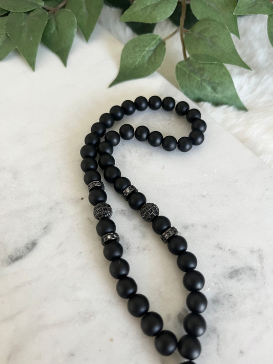 Tasbih - Jeeps & Trucks - Matte Black - Allah Medallion