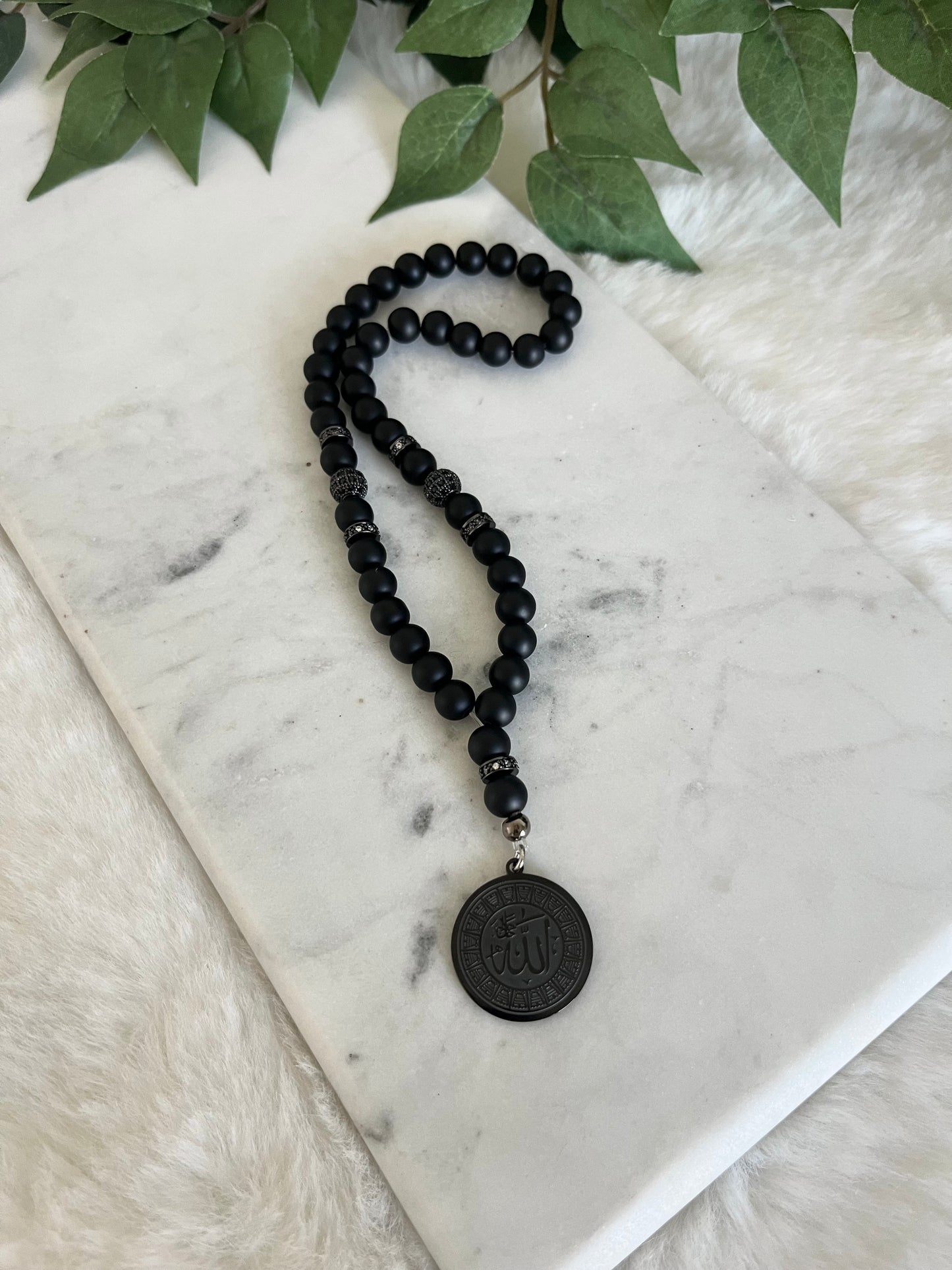 Tasbih - Jeeps & Trucks - Matte Black - Allah Medallion