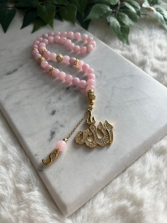 Tasbih - Jeeps & Trucks - Bubblegum Pink - Allah - Letter