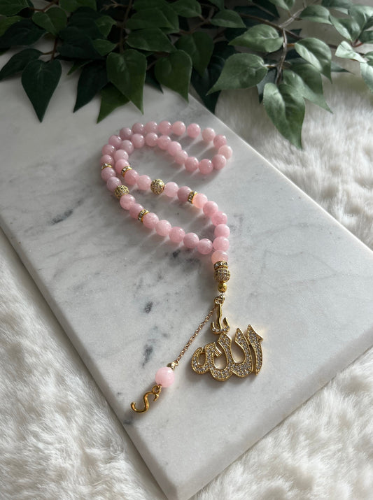 Tasbih - Jeeps & Trucks - Bubblegum Pink - Allah - Letter