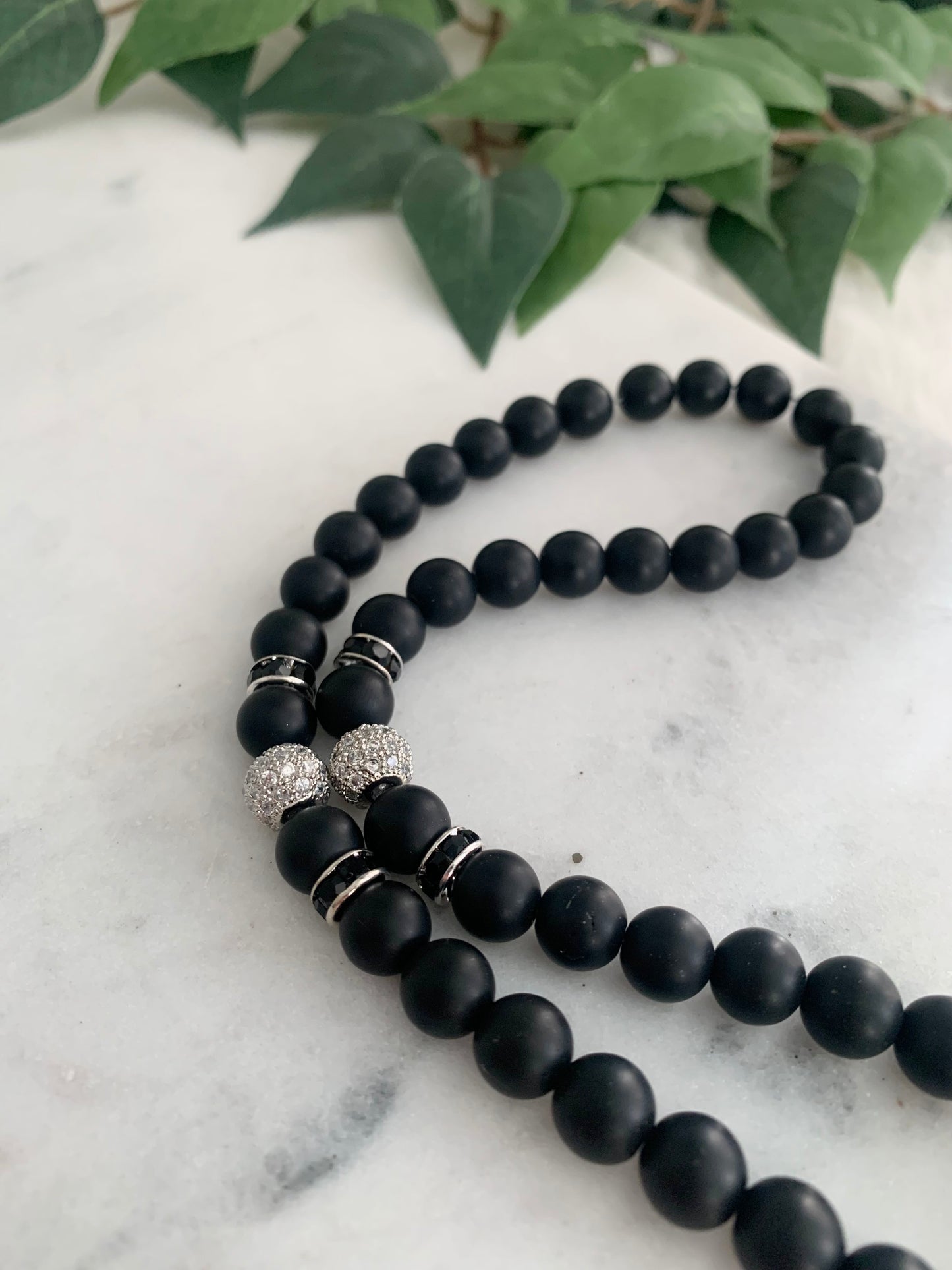 Tasbih - 50 Beads - Matte Black Zulfiqar Sword