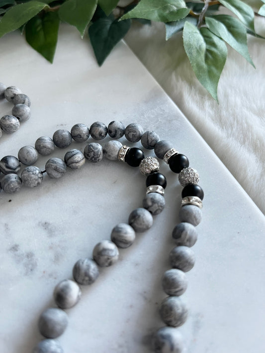 Tasbih - Mercedes - Jasper - Allah Pendant